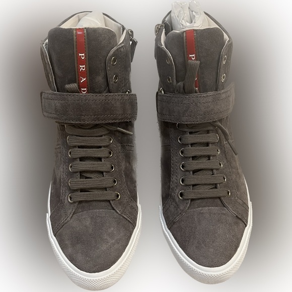 Prada Grey Sneakers - Picture 2 of 3